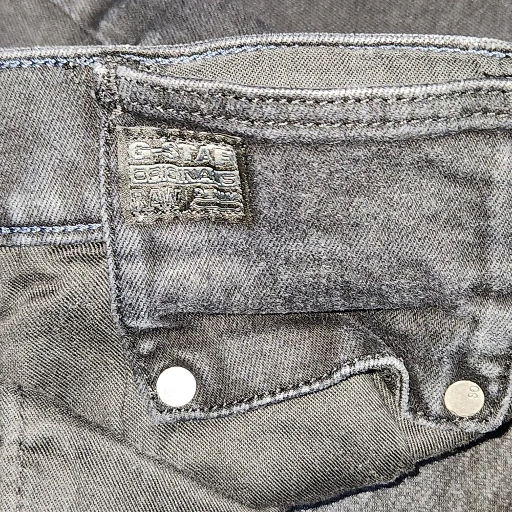 G-Star Raw 3301 Slim Fit Jeans Mens 38x31 Faded Black Premium Italian Fabric - Picture 12 of 16